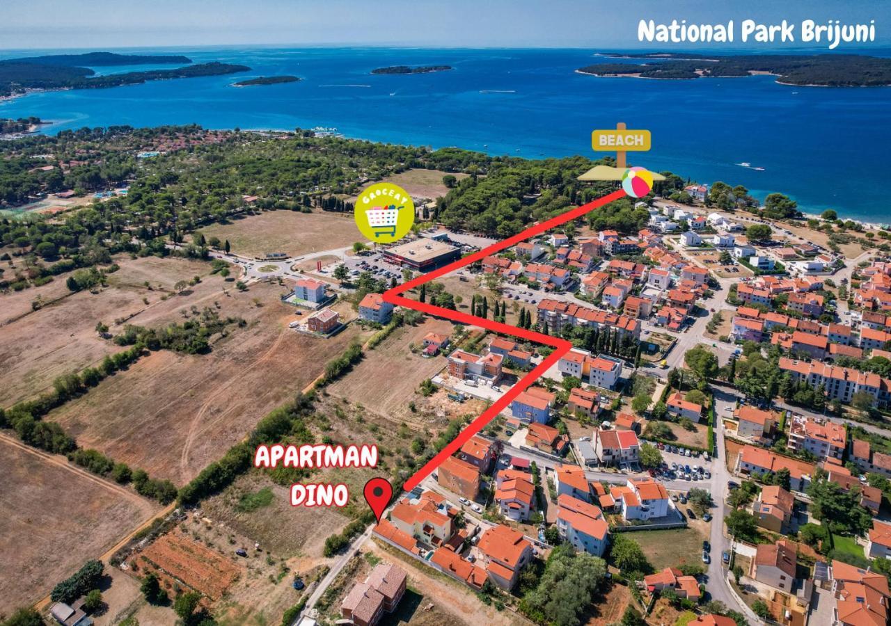 Apartman Dino Fazana Exterior photo